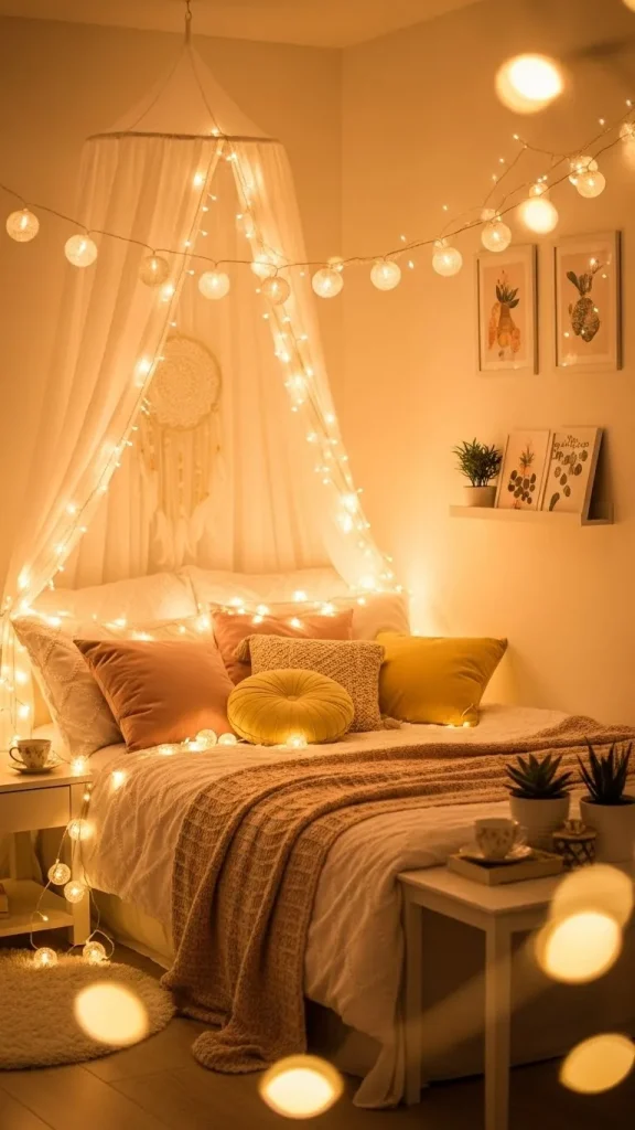 Fairy Light Aesthetic Room