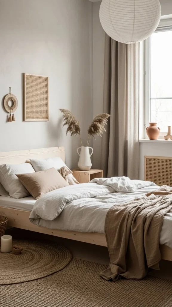 Japandi‑Inspired Bedroom