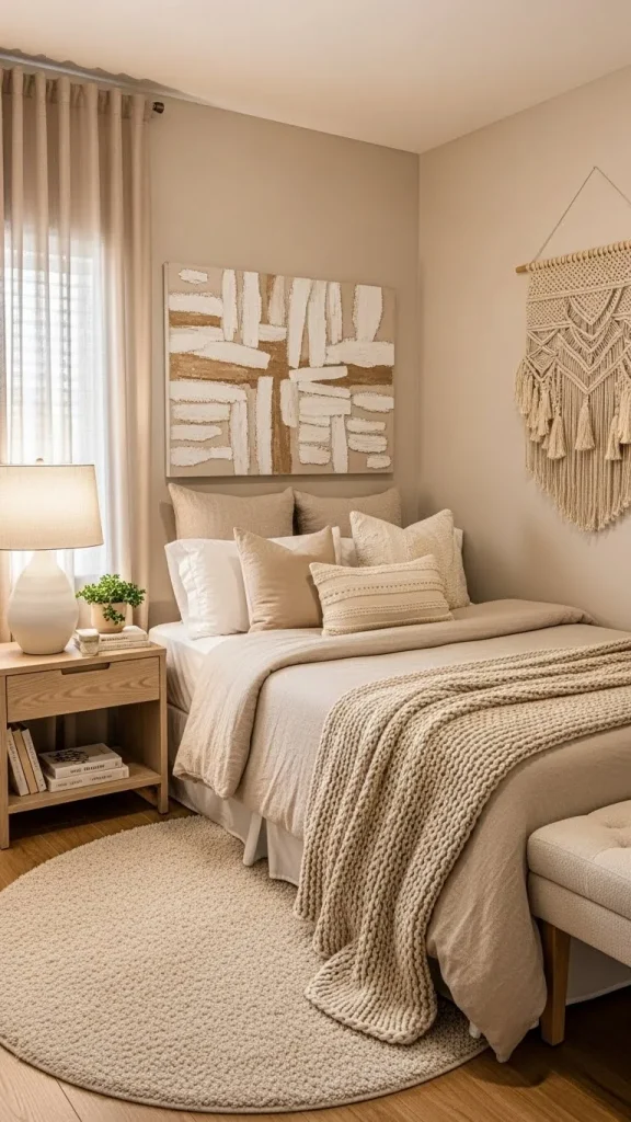 Modern Beige Bedroom