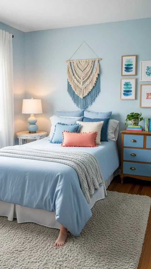 Soft Blue Calm Room