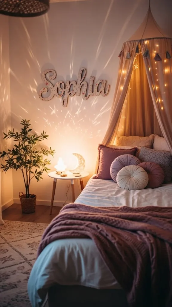 Personalized Name Wall Bedroom