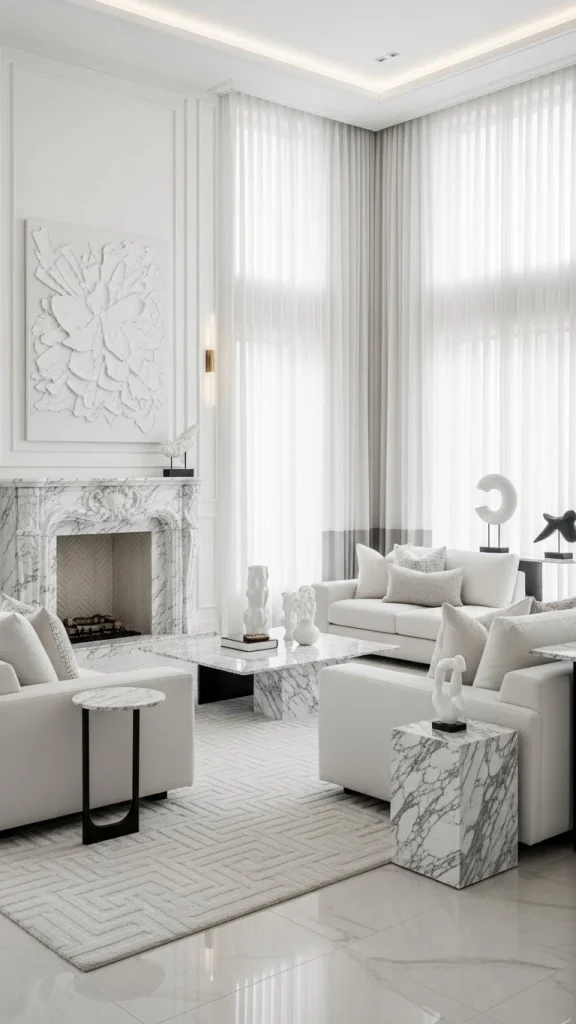 30 White Living Room Ideas for a Stylish 2026 Home