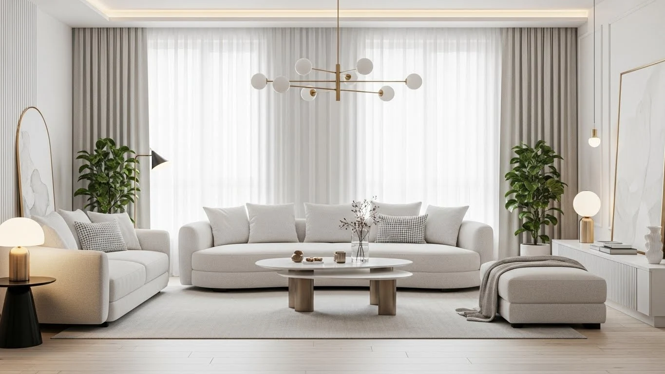 30 White Living Room Ideas for a Stylish 2026 Home