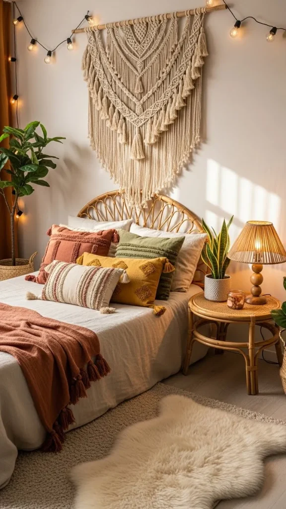 Cozy Boho Chic Bedroom