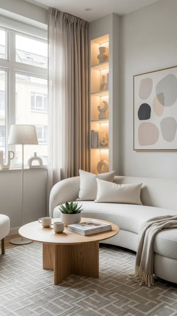 Curved Furniture for Small Living Rooms