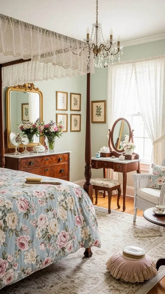 Vintage Romantic Bedroom
