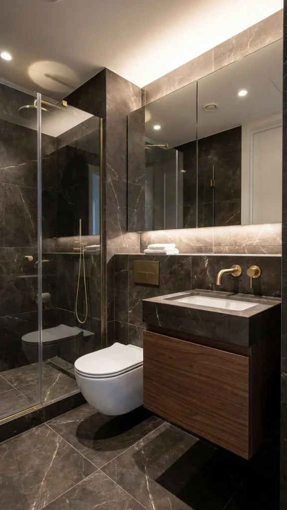 Thumbnail for Mini Luxury Bathroom Design For Small Luxury Apartments