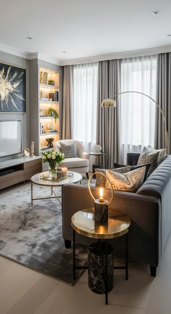 Compact Luxury Living Room