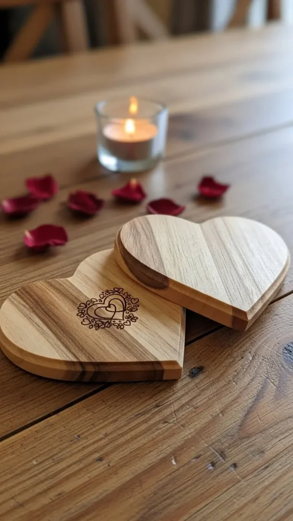 DIY Heart Coasters