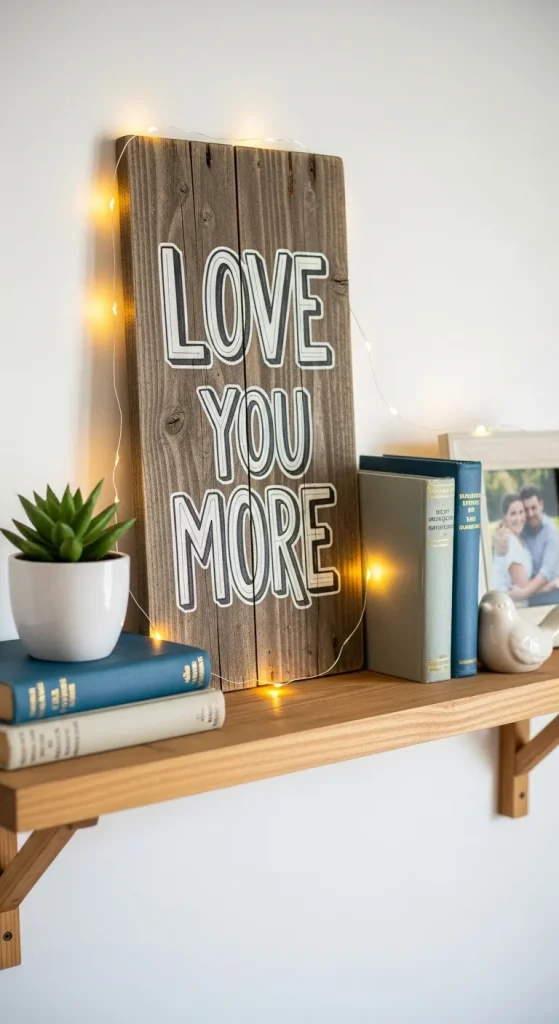 DIY Love Quote Signs