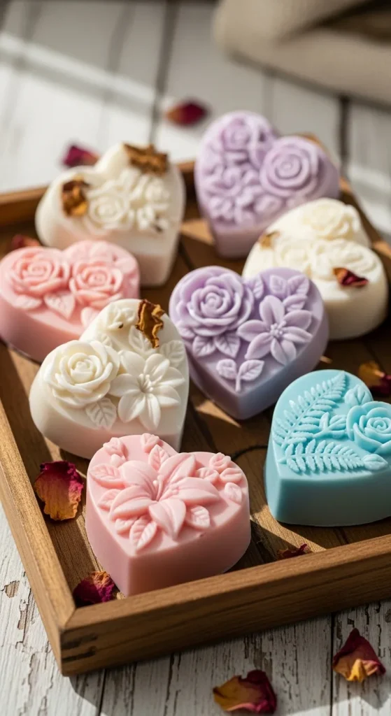 Floral Soap Bars Display