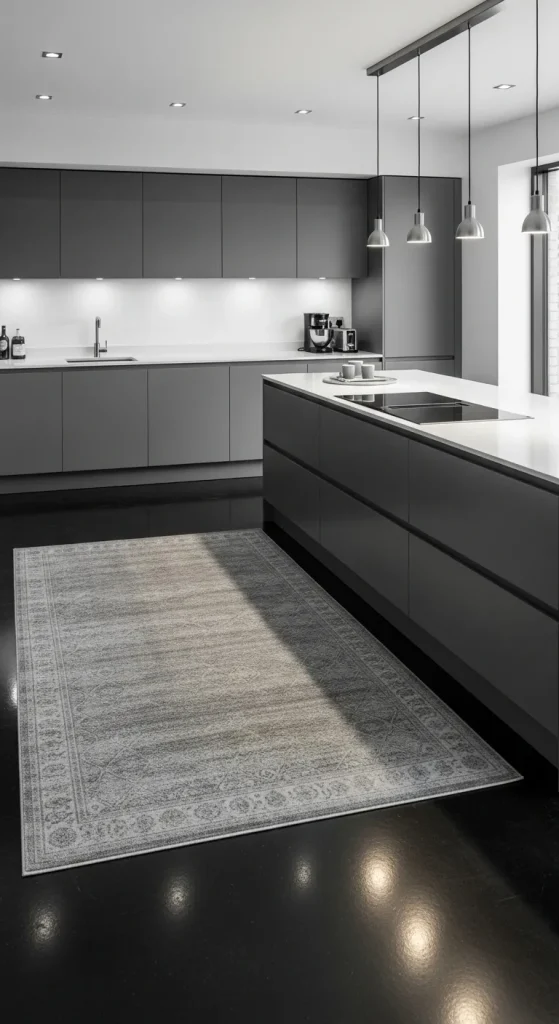 Gray Tone Kitchen Rugs