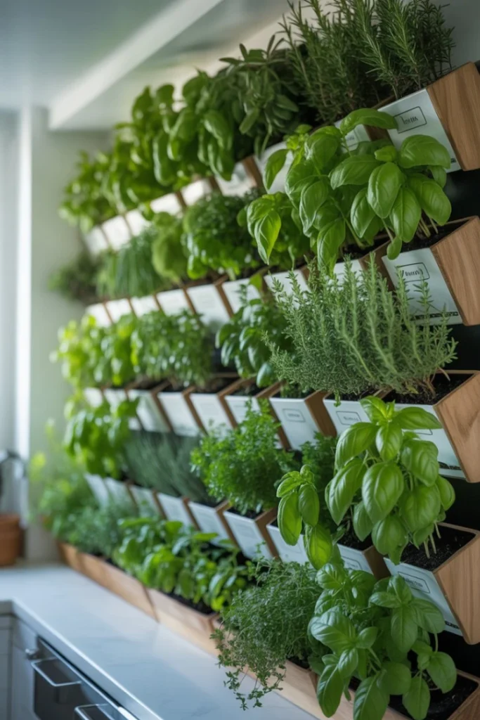 Indoor Herb Walls