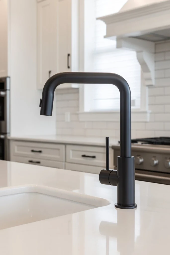 Matte Black Fixtures