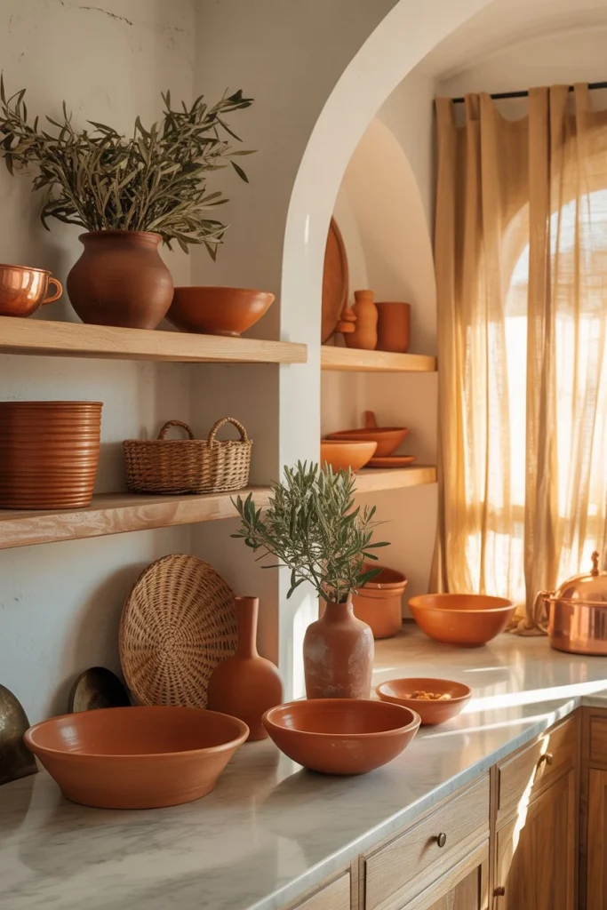Natural Terracotta Accents