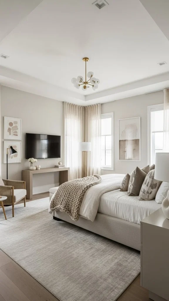 Neutral Cozy Winter Bedroom