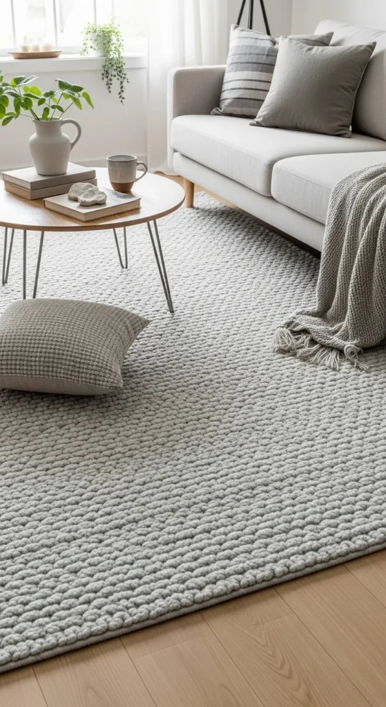 Scandi Neutral Rug 27 Scandinavian Living Room Ideas for a Cozy Modern Home