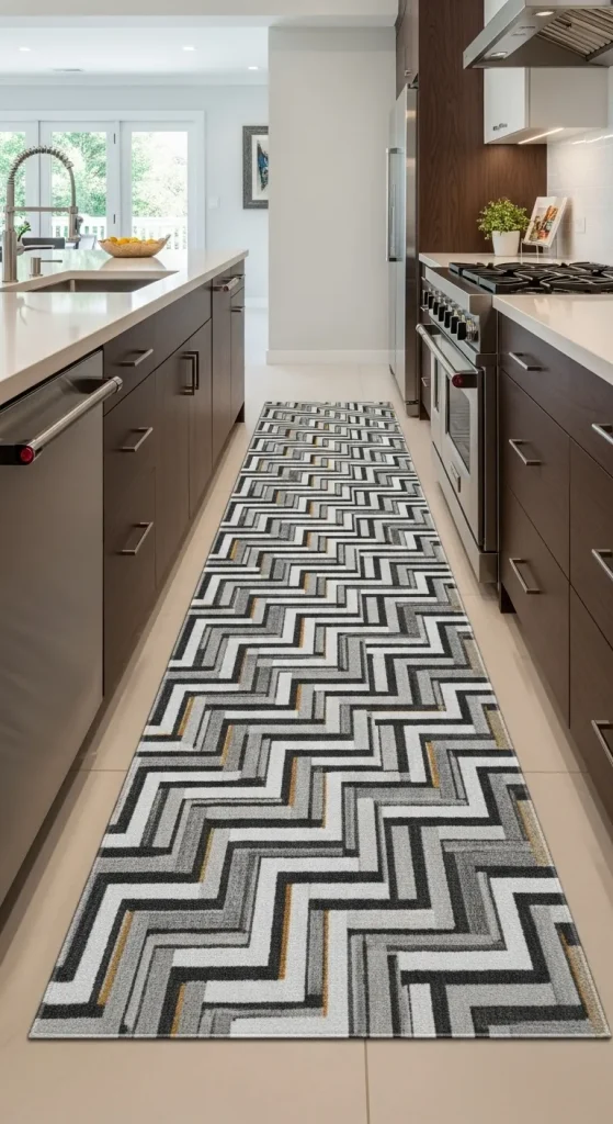 Patterned Kitchen Runner Rugs