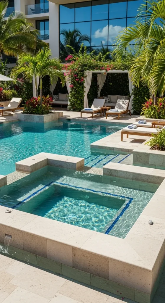 27 Stunning Outdoor Jacuzzi Ideas for Luxury Living