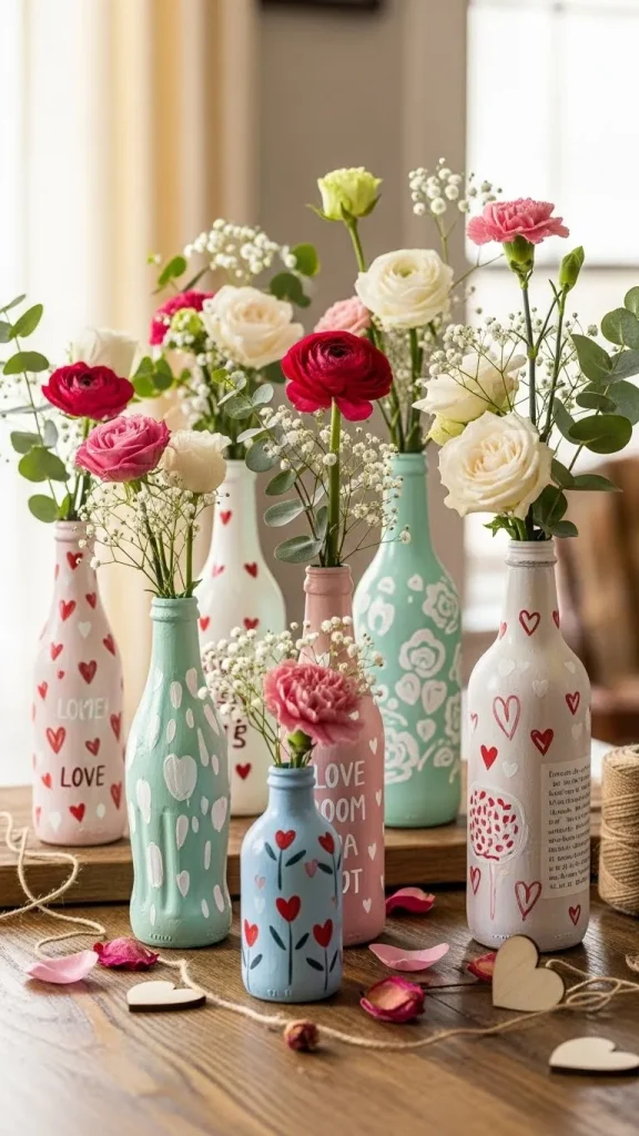 Recycled Bottle Vases
