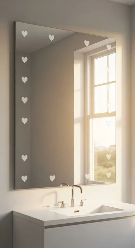 Romantic Mirror Decals