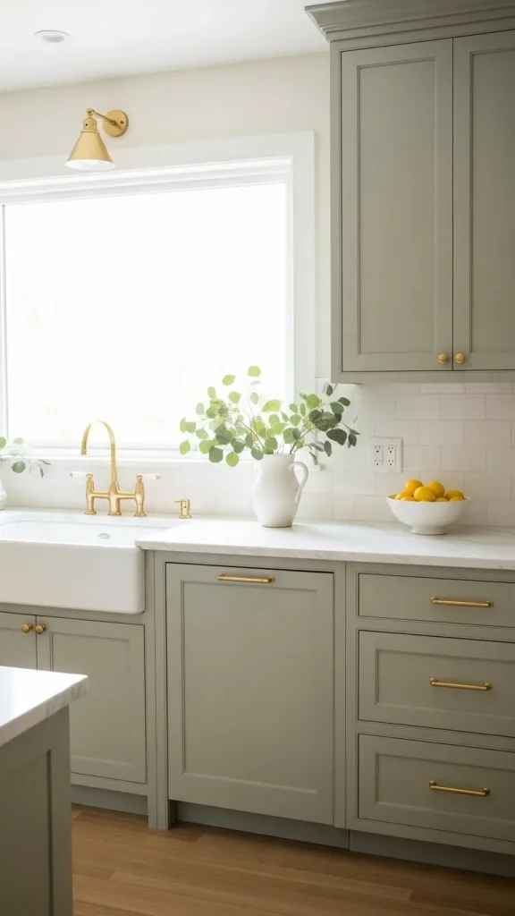 Sage Green Cabinets