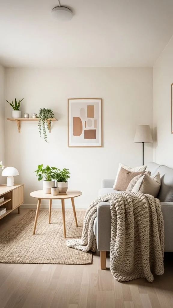 Scandinavian Compact Living Room