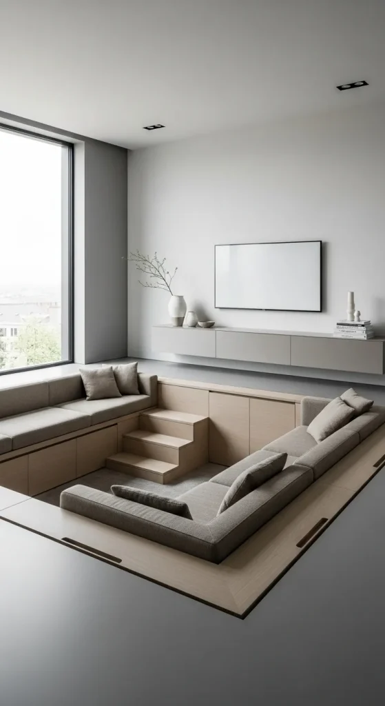 28 Sunken Living Room Ideas 2026 for Modern Homes