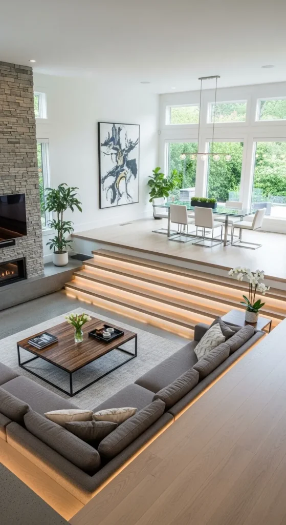 28 Sunken Living Room Ideas 2026 for Modern Homes