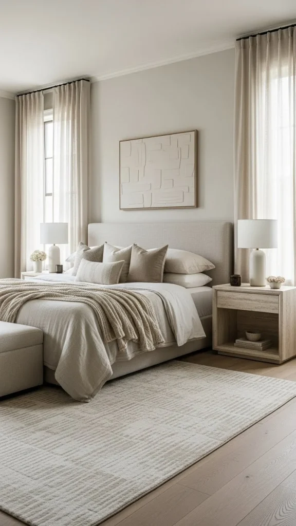 Timeless Neutral Master Bedroom