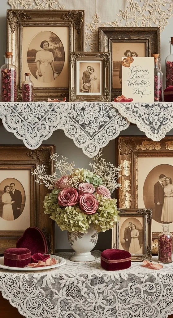 Vintage-Inspired Love Mantle
