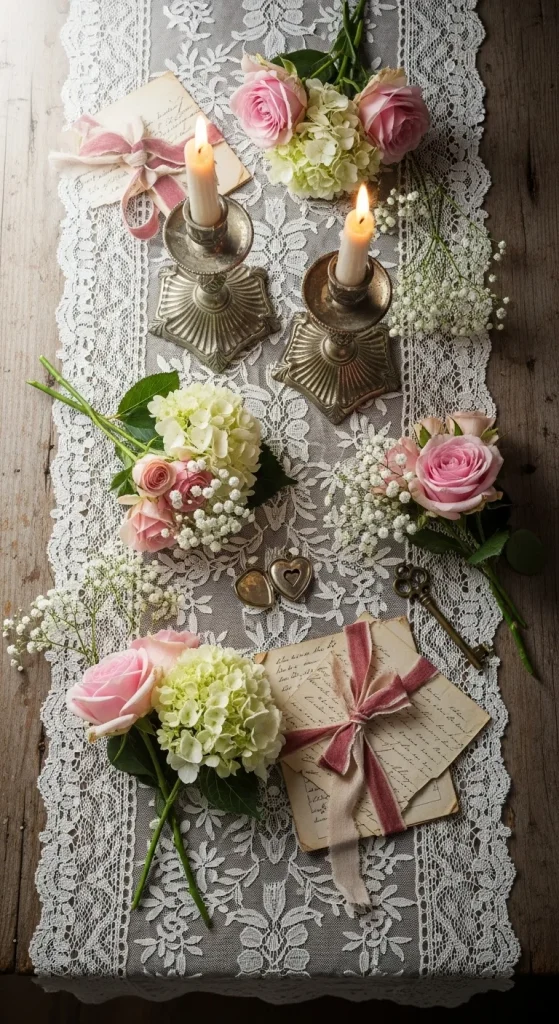 Vintage Romantic Table Decor