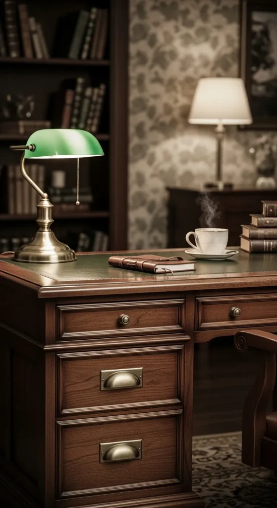 Vintage Wooden Desk
