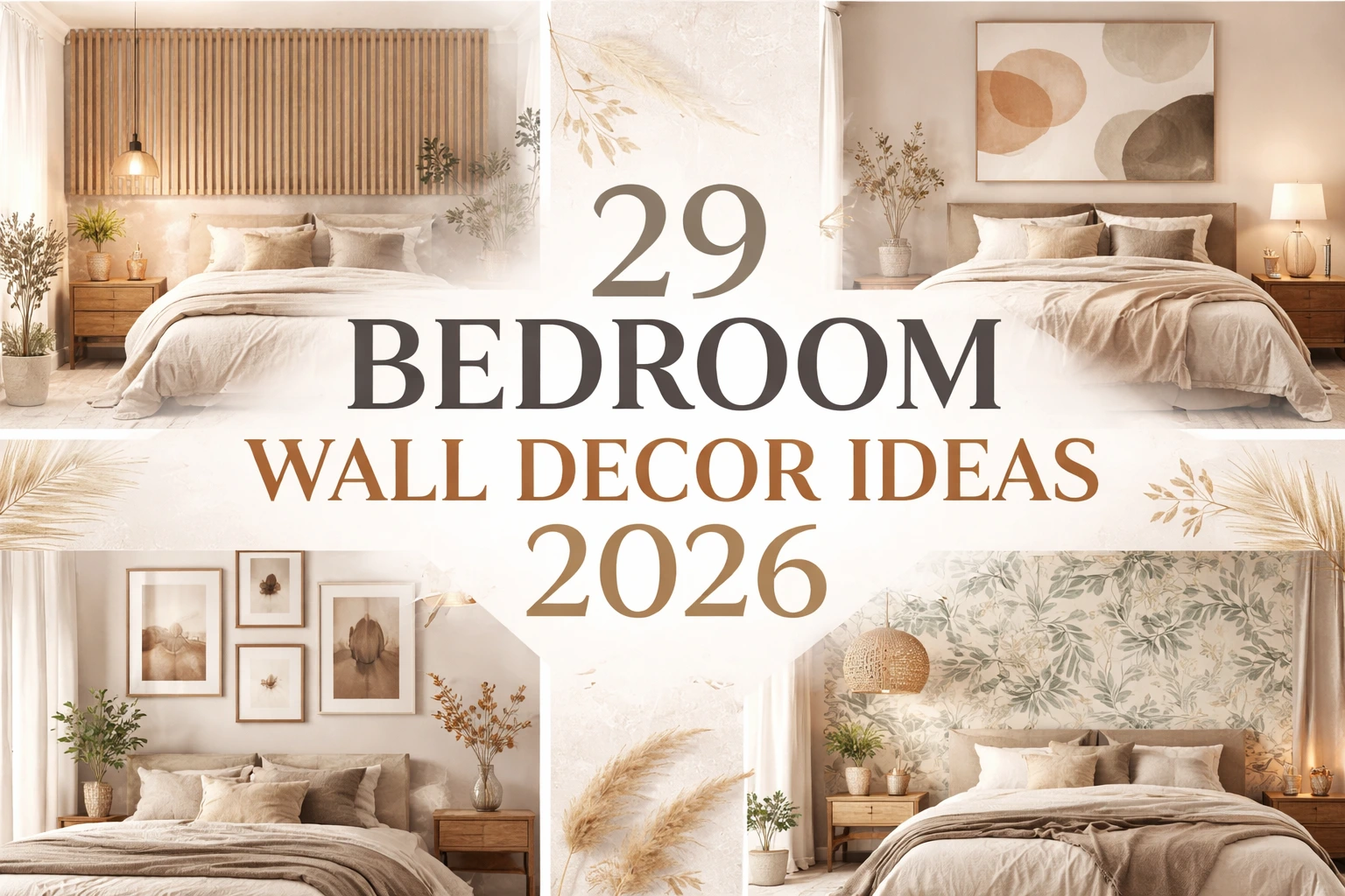 29 Bedroom Wall Decor Ideas for a Stylish 2026 Makeover