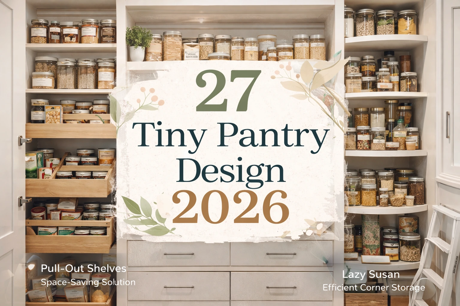27 Tiny Pantry Design Ideas to Maximize Space in 2026