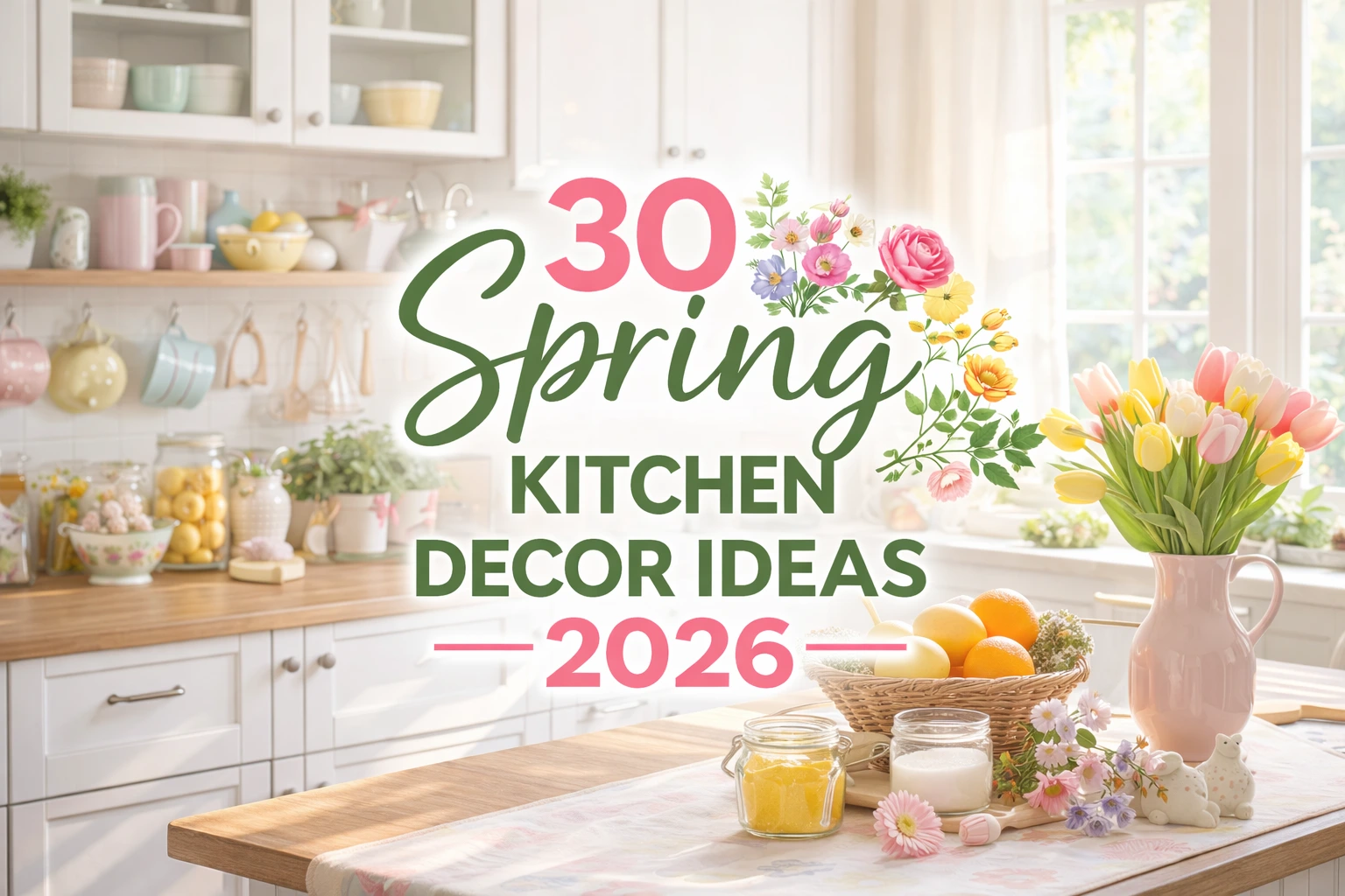 30 Fresh and Inspiring Spring Kitchen Decor Ideas for 2026