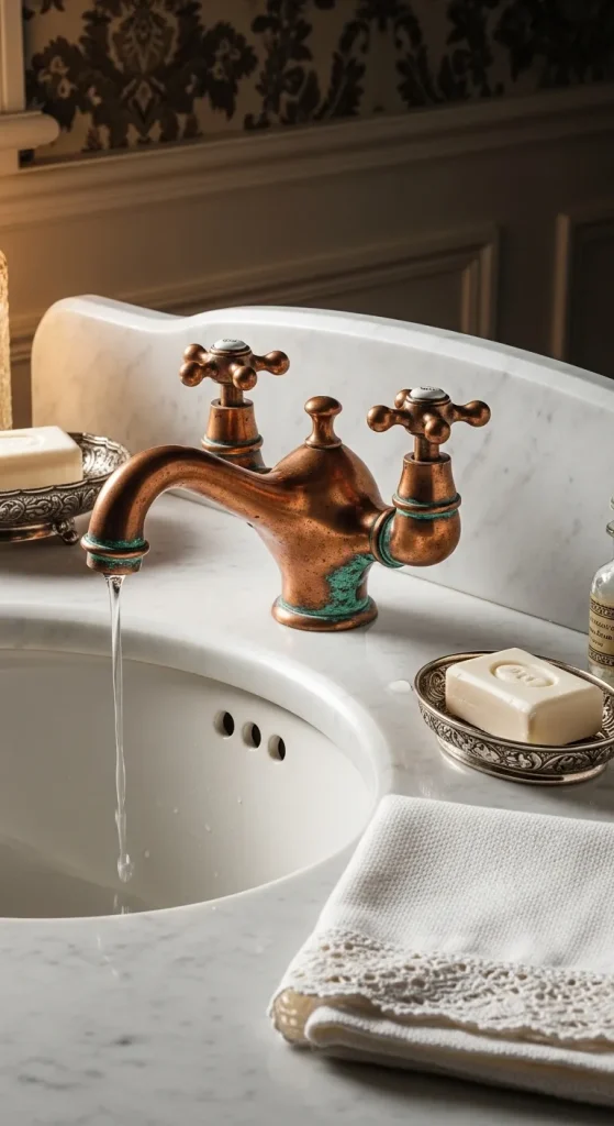 Antique Copper Victorian Faucet