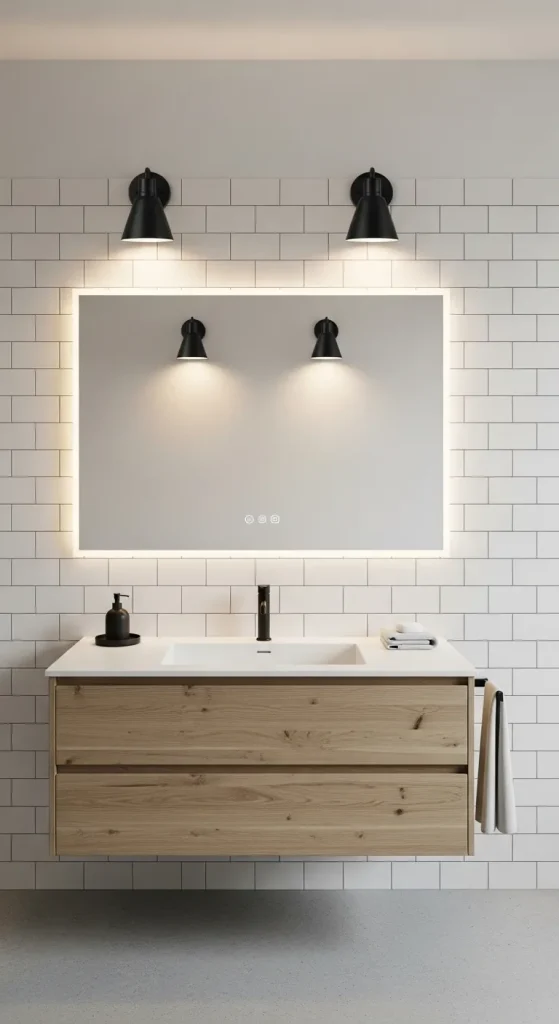 30 Bathroom Light Fixtures Ideas for Stylish Glow