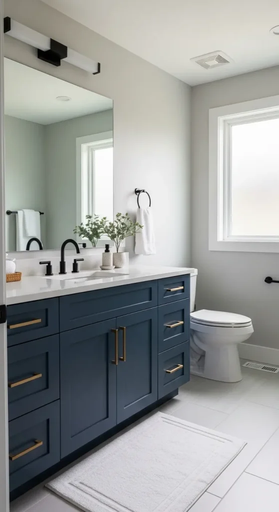 Bold Color Vanity Makeover