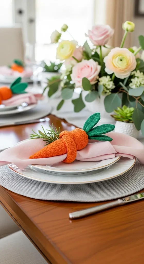 Carrot Napkin Rings
