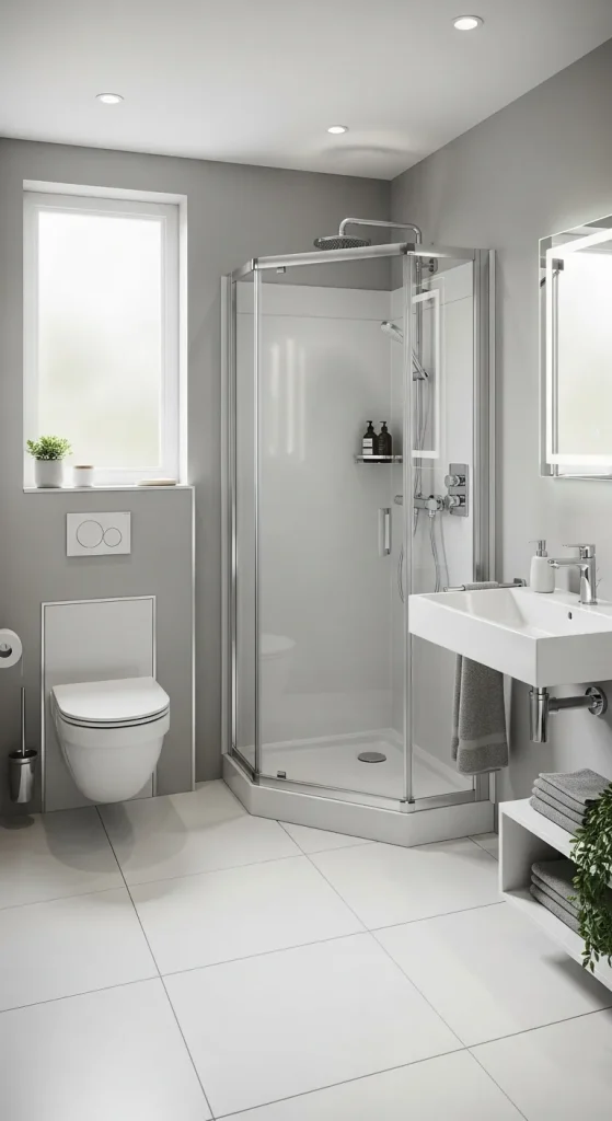 Compact Modern Bathroom Design