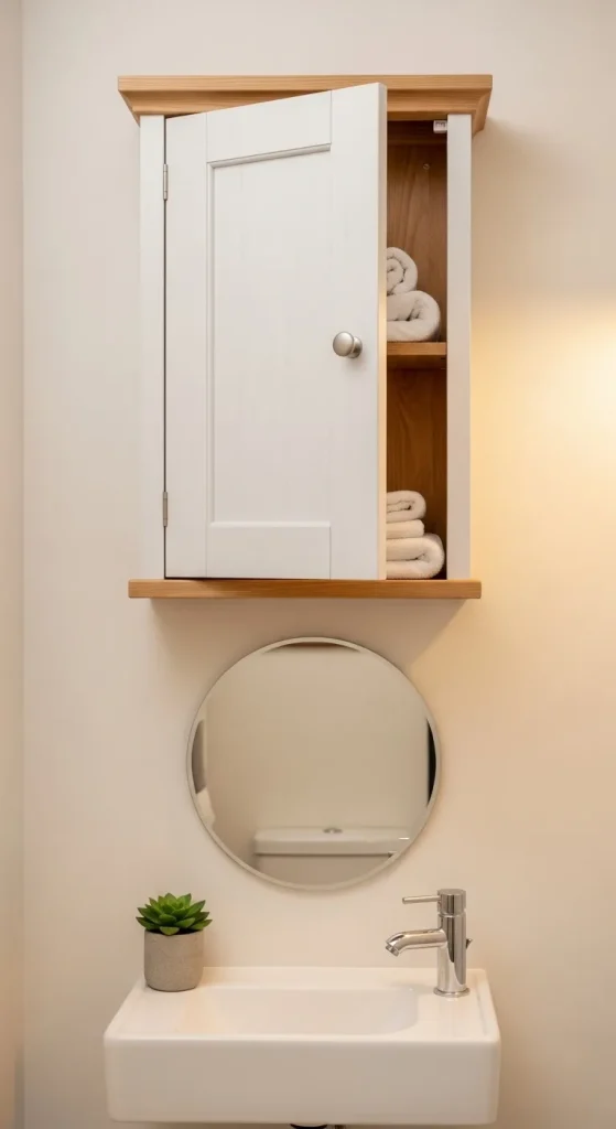 Compact Single Door Wall Cabinet