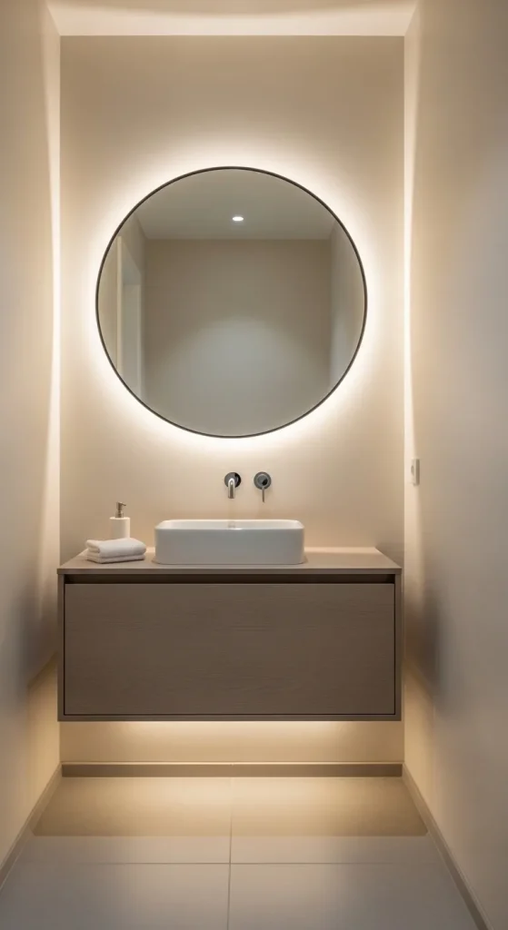 Compact Wall-Mounted Drawer Vanity