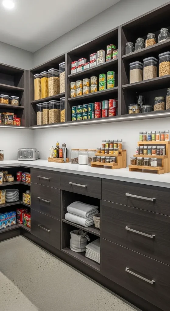 Custom Built-In Pantry Units