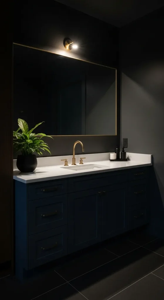 Dark and Moody Vanity