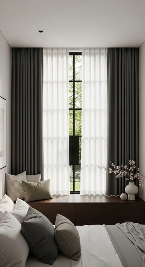 Double Layer Curtains for Versatility