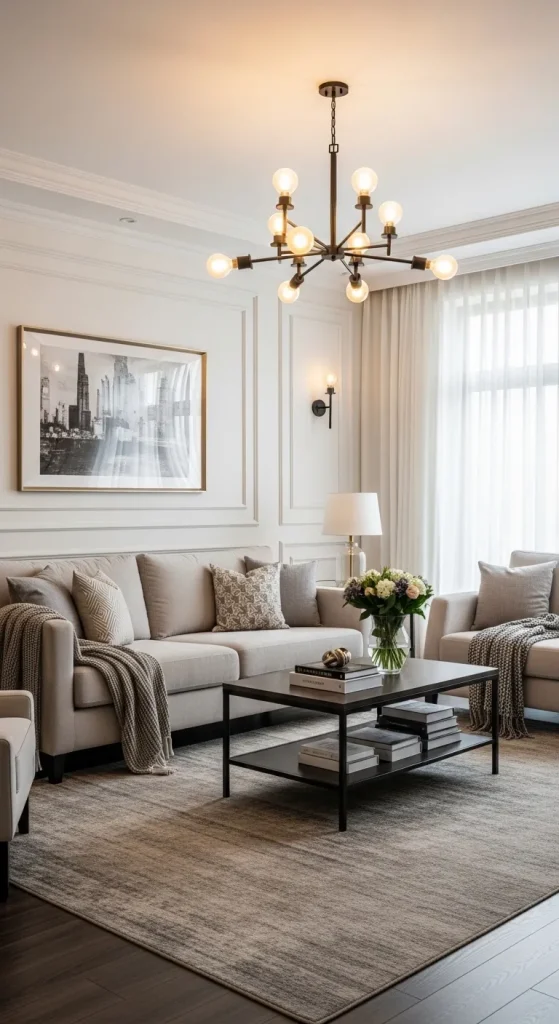 Elegant Panel Molding Walls