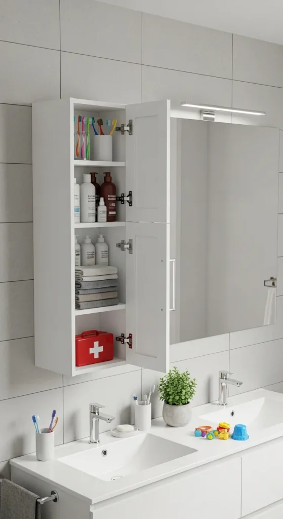 Floating Cabinet with LED Lighting