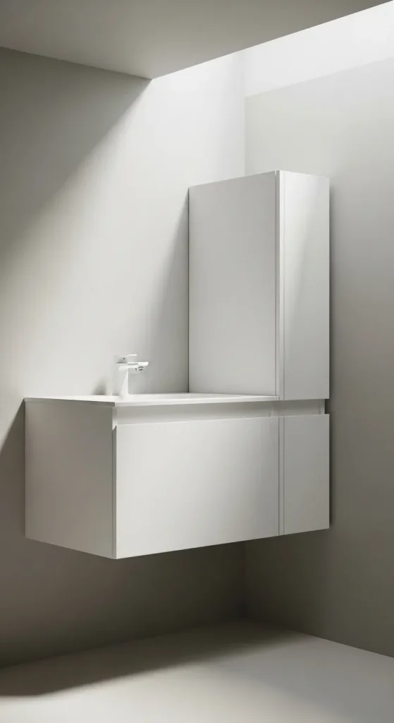 Floating Minimal Wall Cabinet