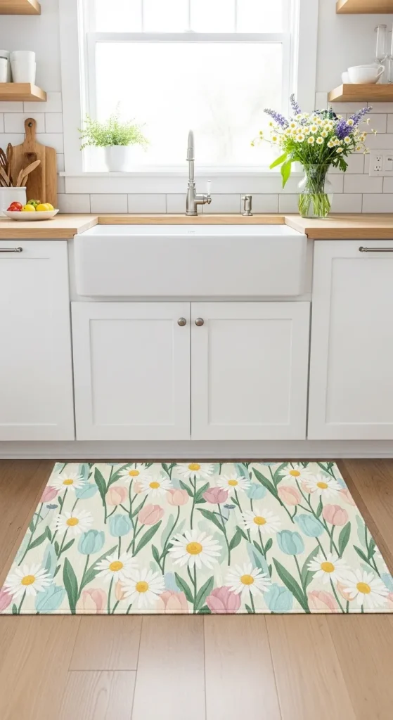 Floral Kitchen Rugs